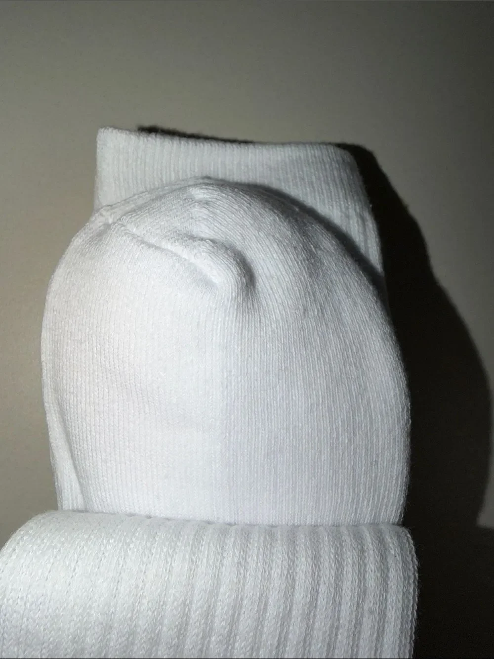 ALL SAINTS Men’s 3 Pack White Black Logo Cotton Blend Crew Socks